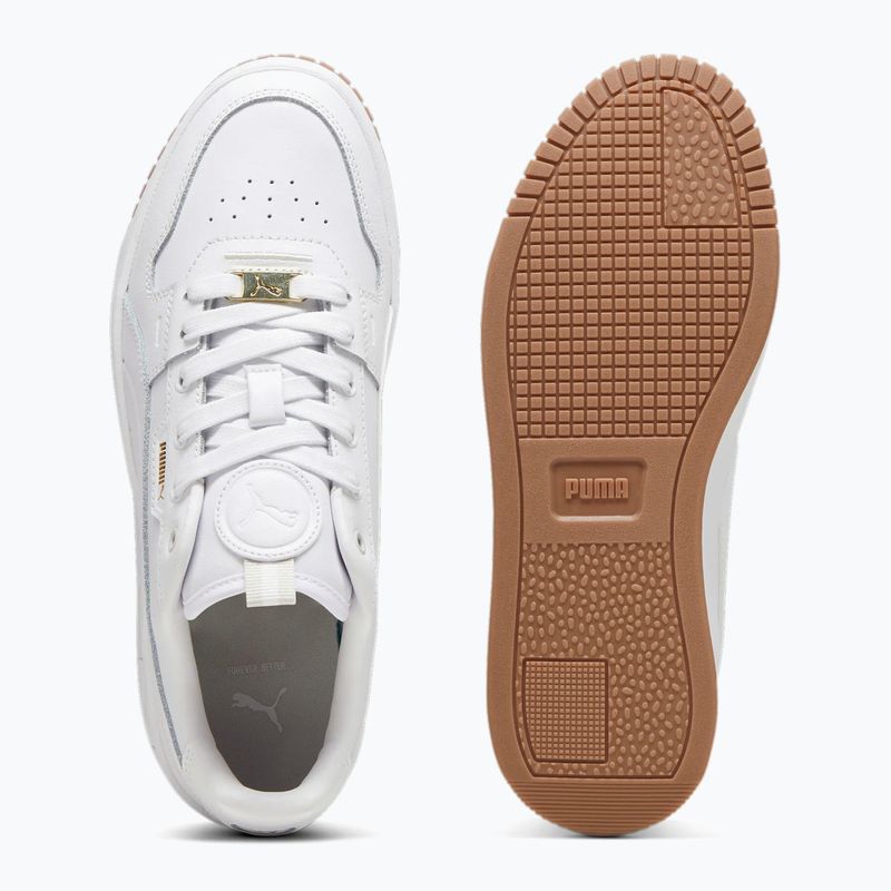 Încălțăminte pentru femei PUMA Carina Street Lux puma white/puma white/puma gold 10