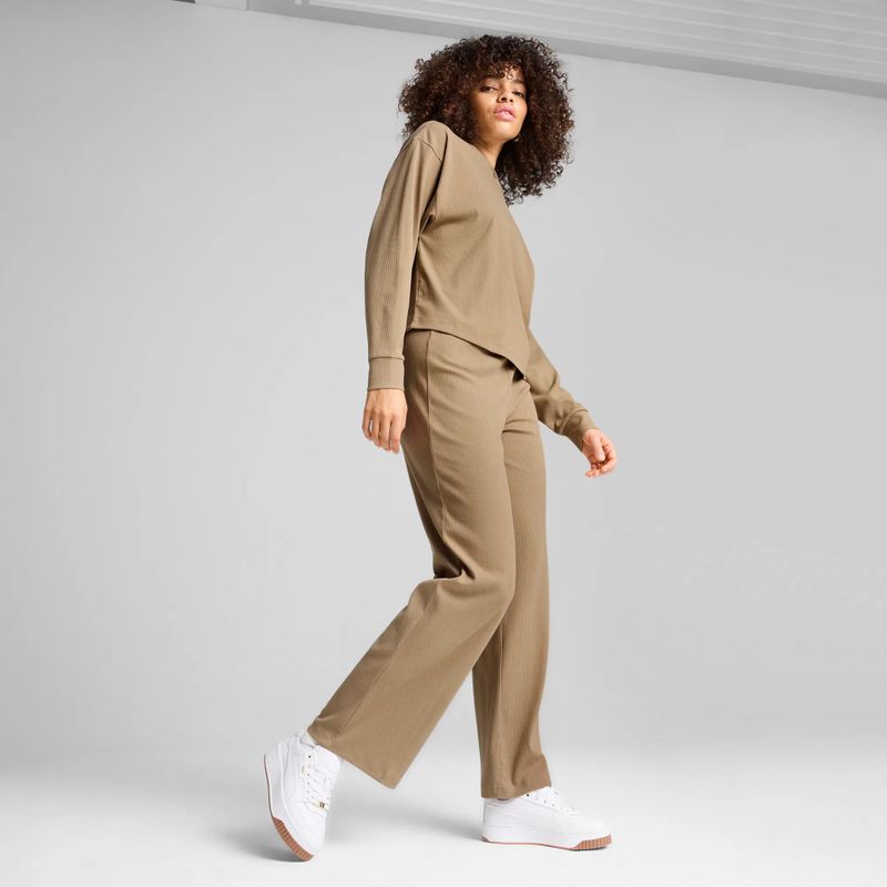 Încălțăminte pentru femei PUMA Carina Street Lux puma white/puma white/puma gold 11