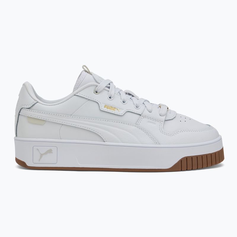 Încălțăminte pentru femei PUMA Carina Street Lux puma white/puma white/puma gold 2