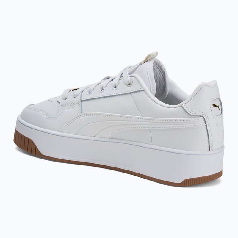 Încălțăminte pentru femei PUMA Carina Street Lux puma white/puma white/puma gold 3