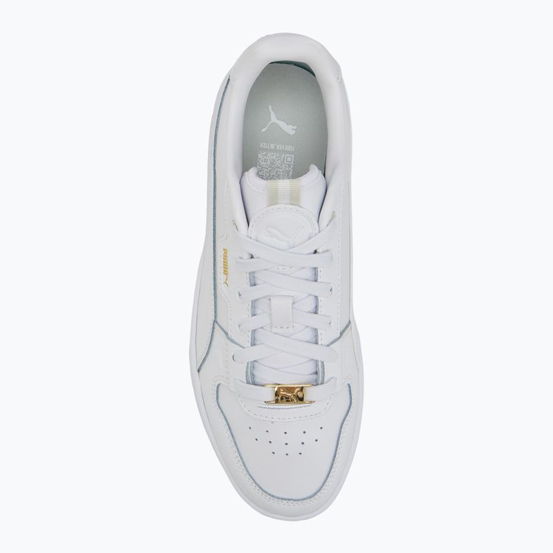 Încălțăminte pentru femei PUMA Carina Street Lux puma white/puma white/puma gold 5