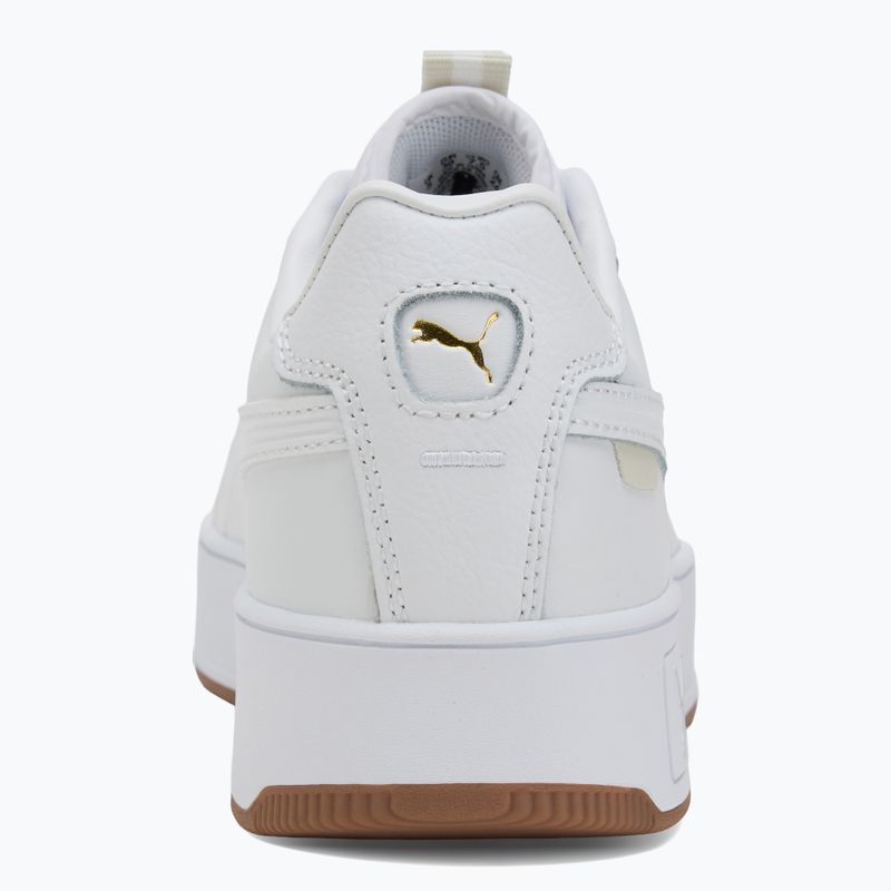 Încălțăminte pentru femei PUMA Carina Street Lux puma white/puma white/puma gold 6