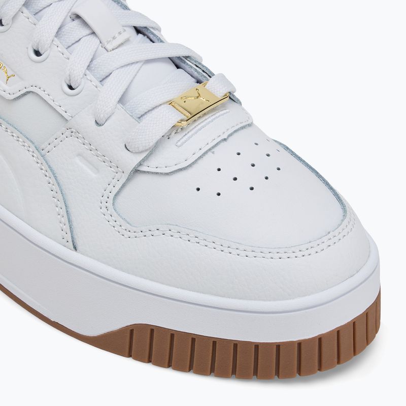 Încălțăminte pentru femei PUMA Carina Street Lux puma white/puma white/puma gold 7