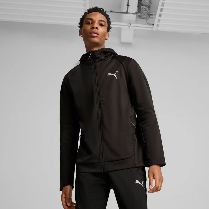 Hanorac pentru bărbați  PUMA Evostripe Warm Hoodie FZ DK puma black 3