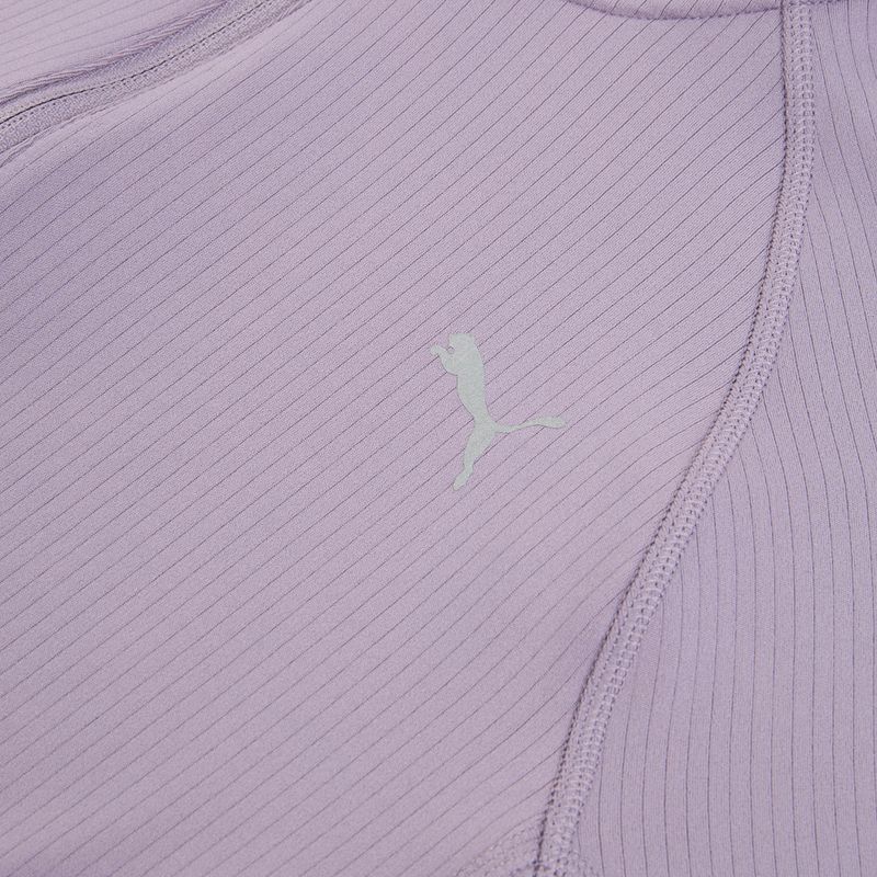Bluză de alergare pentru femei PUMA Run For Her Ribbed Full Zip pale plum 3
