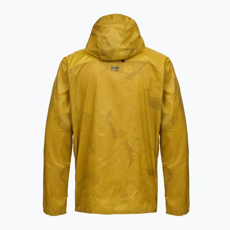 Geacă de alergare pentru bărbați Puma Seasons Windcell Running Jacket gold 2
