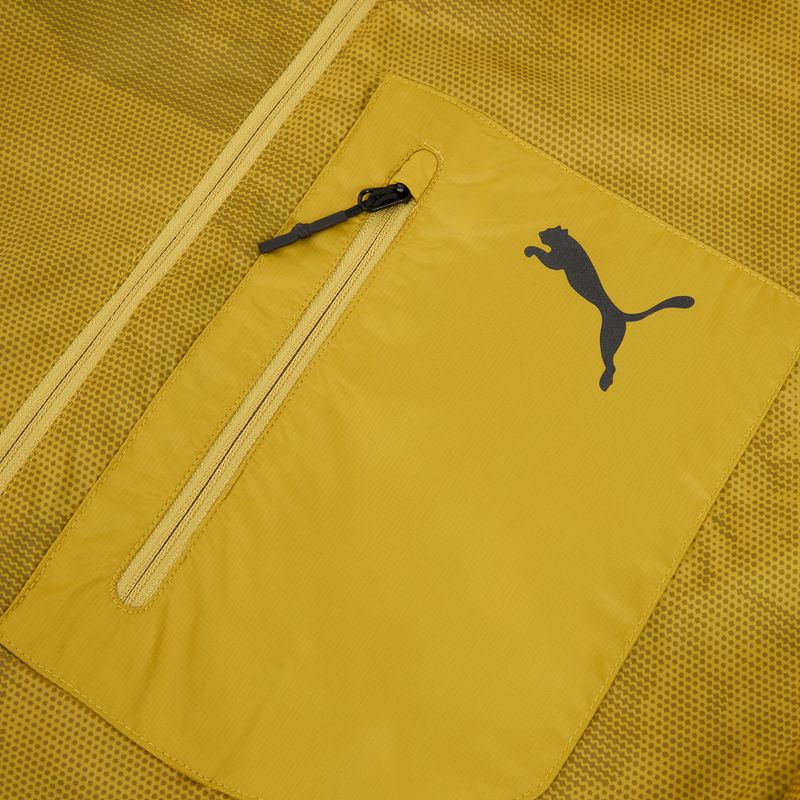 Geacă de alergare pentru bărbați Puma Seasons Windcell Running Jacket gold 3