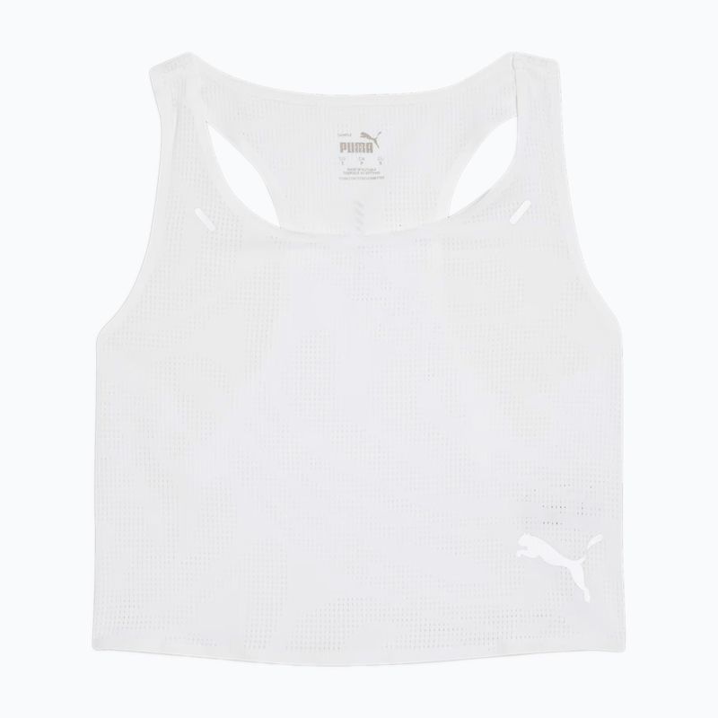 Tank top de alergare pentru bărbați PUMA Run Ultraspun Singlet puma white/aop