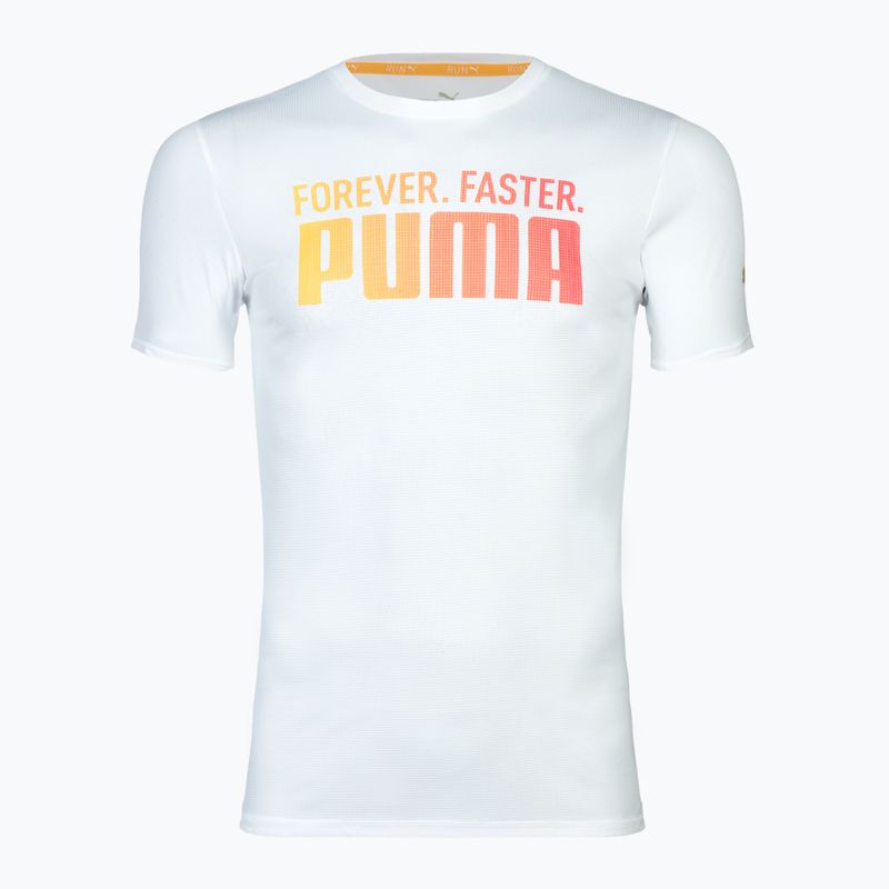 Tricou pentru bărbați PUMA Run Favorites Forever Faster TEE puma white