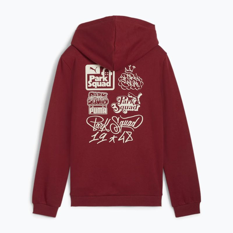 Hanorac pentru copii PUMA ESS+MIS 90s Hoodie FL intense red 2