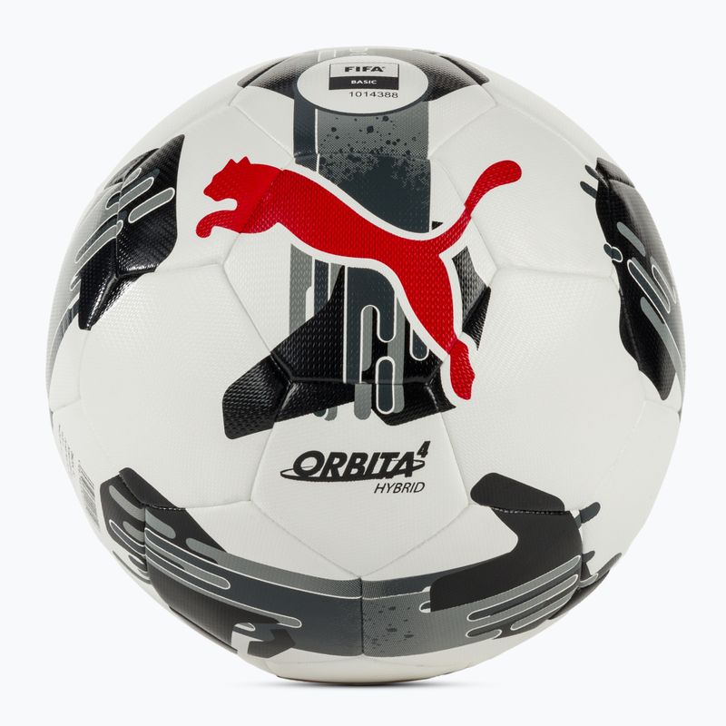 Minge de fotbal PUMA Orbita 4 HYB FIFA Basic puma white/puma black mărimea 5