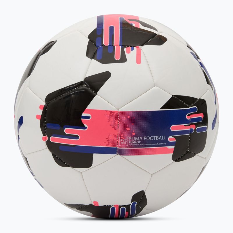 Minge de fotbal PUMA Orbita 6 MS puma white/lapis lazuli/sunset glow mărimea 3 2