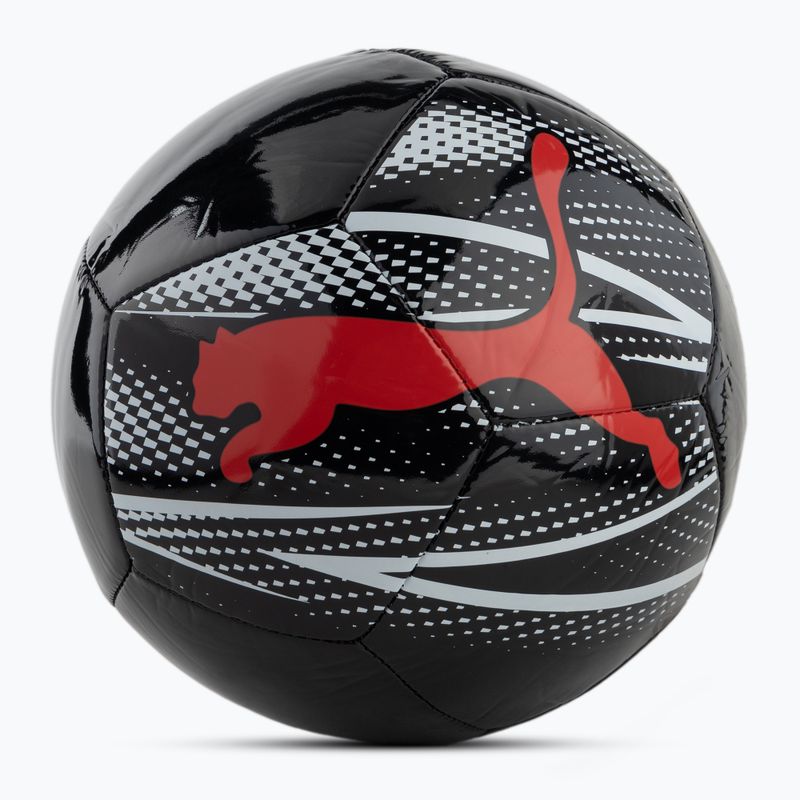 Minge de fotbal PUMA Attacanto Graphic puma black/puma white/puma red mărimea 3 2