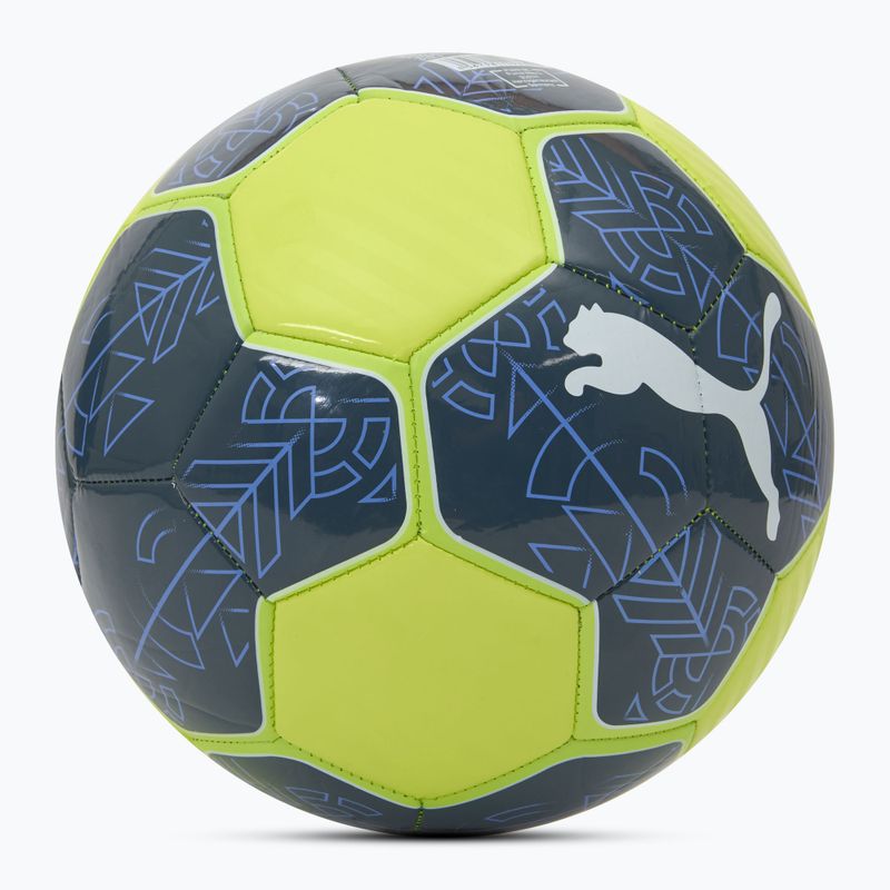 Minge de fotbal PUMA Prestige fizzy apple/grey skies mărimea 3 2