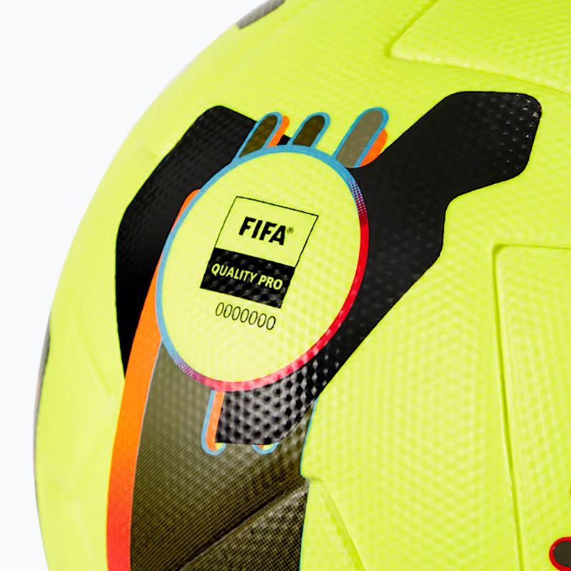 Minge de fotbal PUMA Orbita 1 TB FIFA Quality Pro lemon tonic/multicolor mărimea 5 2