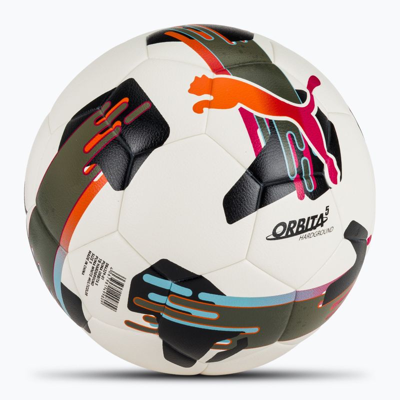 Minge de fotbal PUMA Orbita 5 TB Hardground puma white/multicolor mărimea 5 2