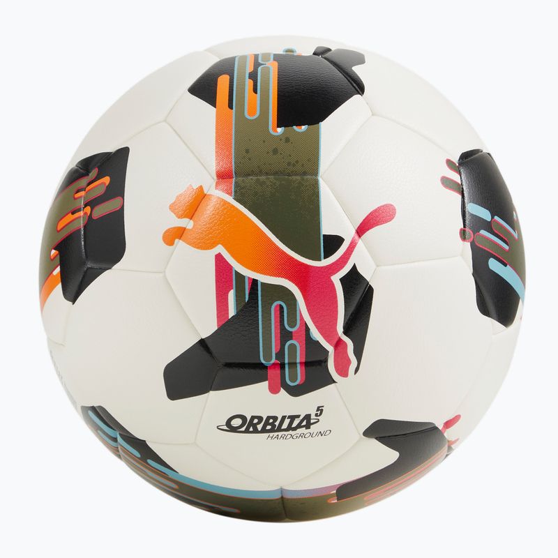 Minge de fotbal PUMA Orbita 5 TB Hardground puma white/multicolor mărimea 5