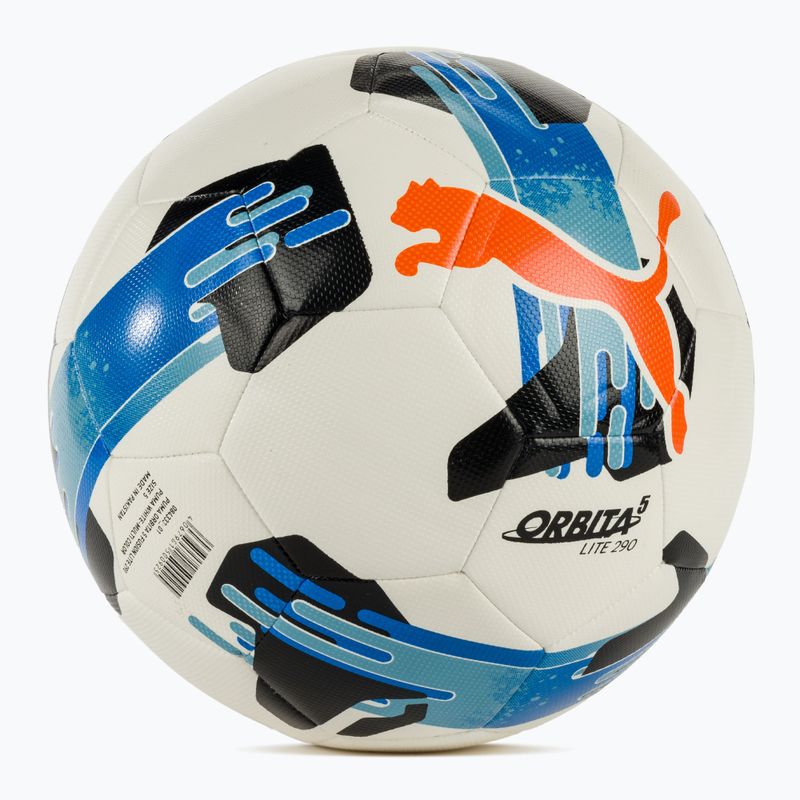 Minge de fotbal PUMA Orbita 5 Fusion Lite puma white/multicolor mărimea 5 2