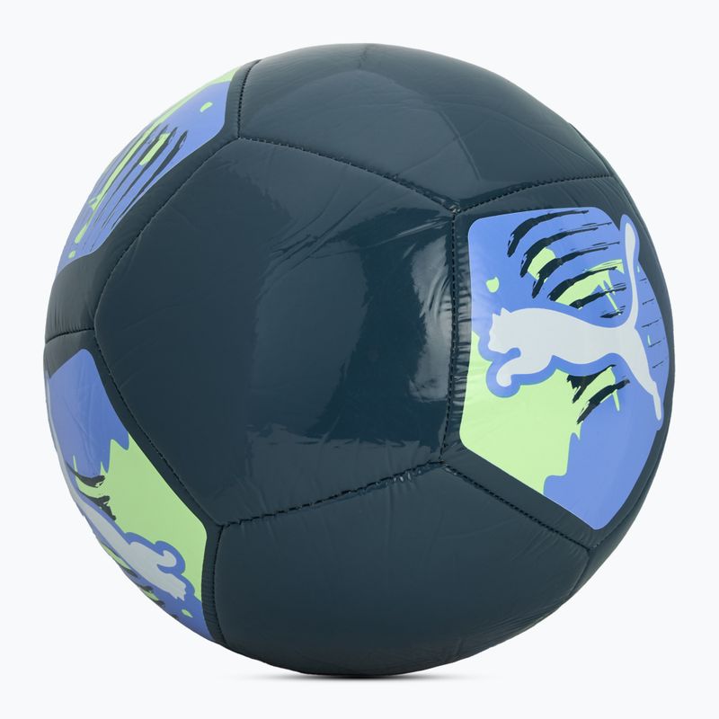 Minge de fotbal PUMA Big Cat fizzy apple/elektro purple mărimea 5 2