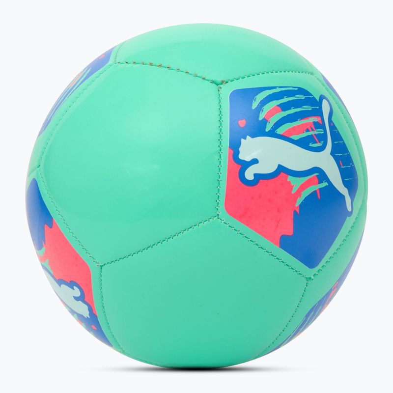Minge de mini fotbal  PUMA Big Cat Miniball electric peppermint mărimea 1 2