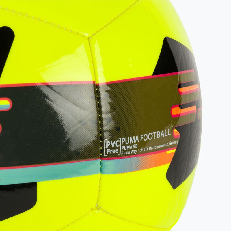 Minge de fotbal PUMA Orbita 7 MS lemon tonic/multicolor mărimea 4 3