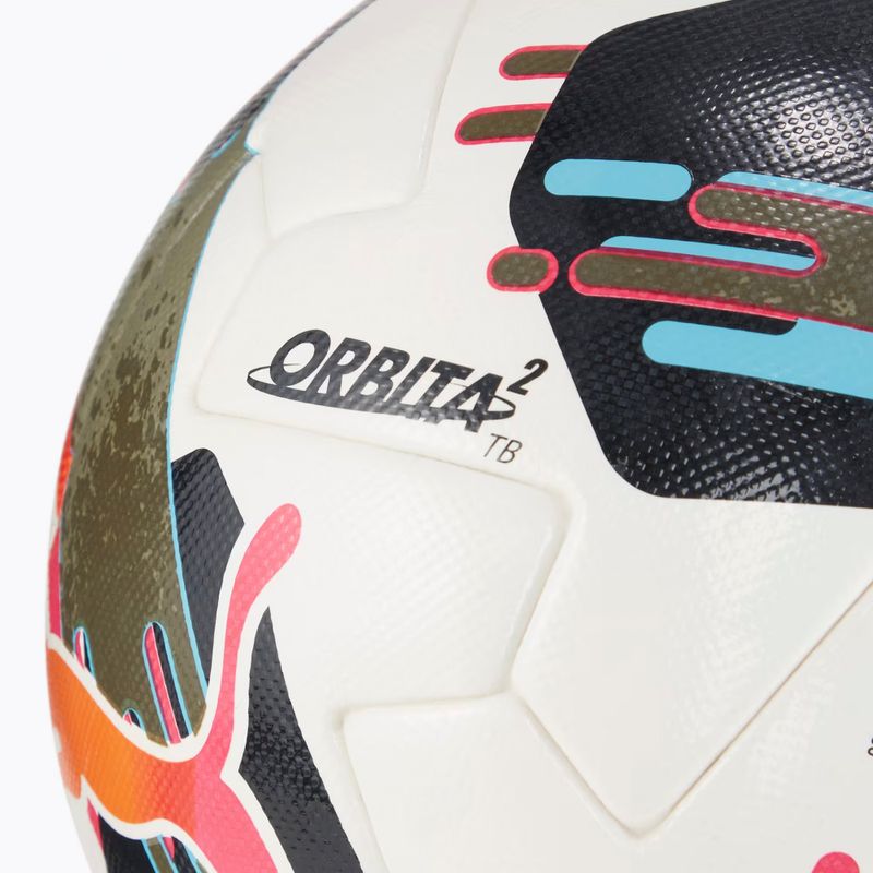 Minge de fotbal PUMA Orbita 2 TB FIFA Quality Pro puma white/multicolor mărimea 5 5