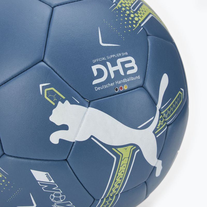 Minge de handbal PUMA Nova Training blue horizon/puma white/fizzy apple mărimea 3 3