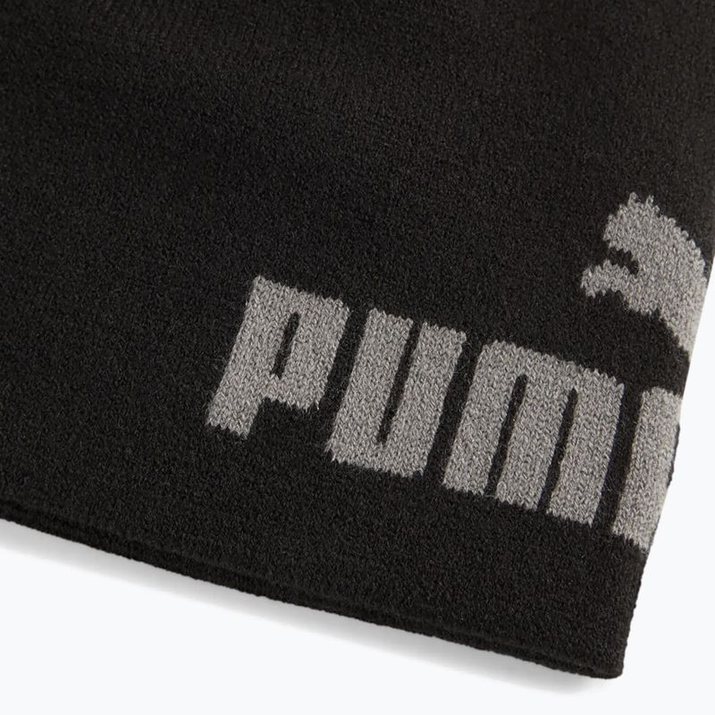 Căciulă de iarnă pentru copii PUMA Essentials No 1 Logo Cuffless Jr puma black