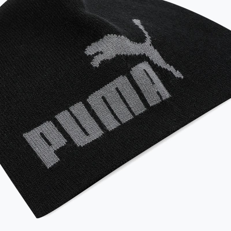 Căciulă de iarnă pentru copii PUMA Essentials No 1 Logo Cuffless Jr puma black
