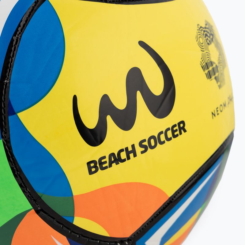 Minge de fotbal PUMA Beach Football MS blazing yellow/multi colour 3