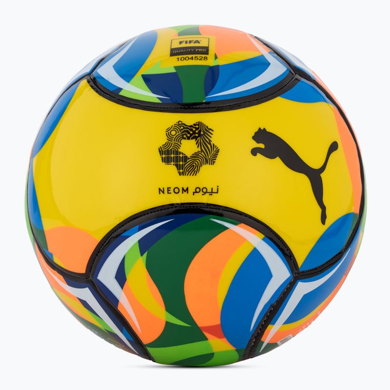 Minge de fotbal PUMA Beach Football Fifa Quality Pro 5 blazing yellow / multicolor