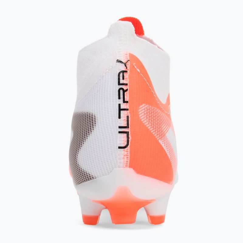 Încălțăminte de fotbal pentru bărbați PUMA Ultra 5 Match+ FG/AG puma white/puma black/glowing red 6