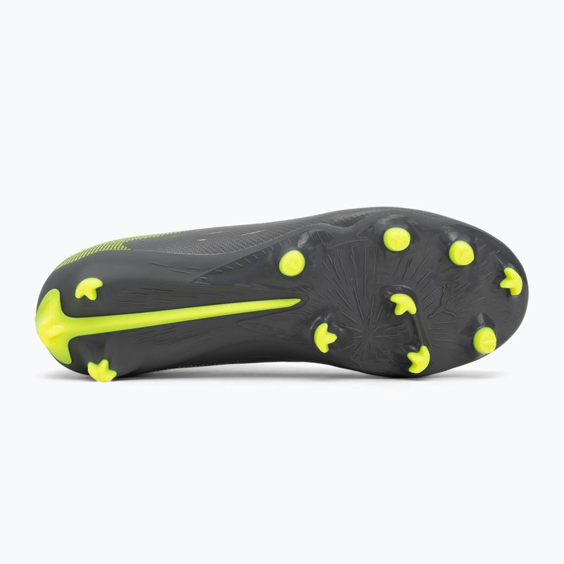 Încălțăminte de fotbal pentru copii PUMA Ultra 5 Match FG/AG Jr matte aged silver/yellow alert/puma aged silver 4