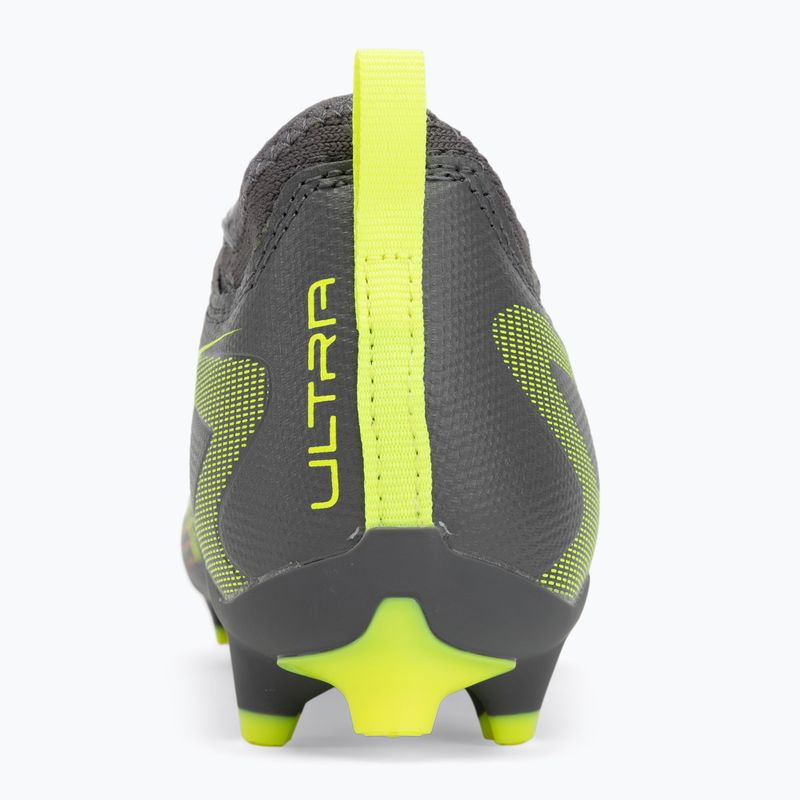 Încălțăminte de fotbal pentru copii PUMA Ultra 5 Match FG/AG Jr matte aged silver/yellow alert/puma aged silver 6