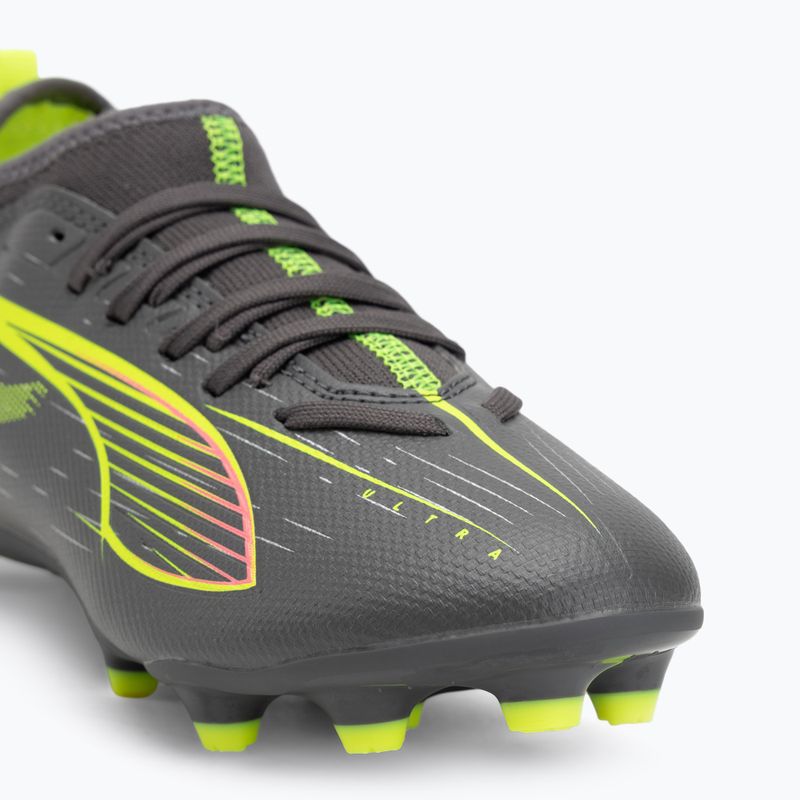 Încălțăminte de fotbal pentru copii PUMA Ultra 5 Match FG/AG Jr matte aged silver/yellow alert/puma aged silver 7