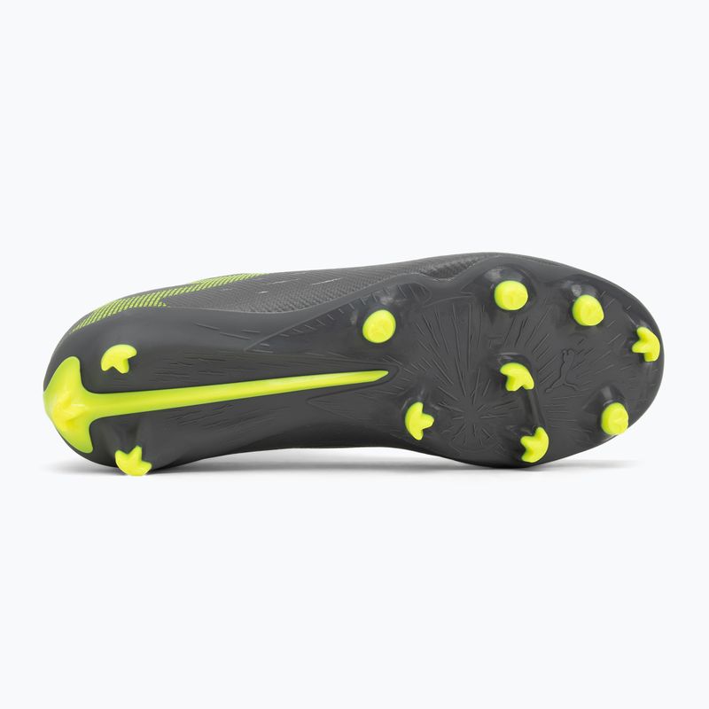 Încălțăminte de fotbal pentru copii  PUMA Ultra 5 Match+ LL FG/AG Jr matte aged silver/yellow alert/puma aged silver 4