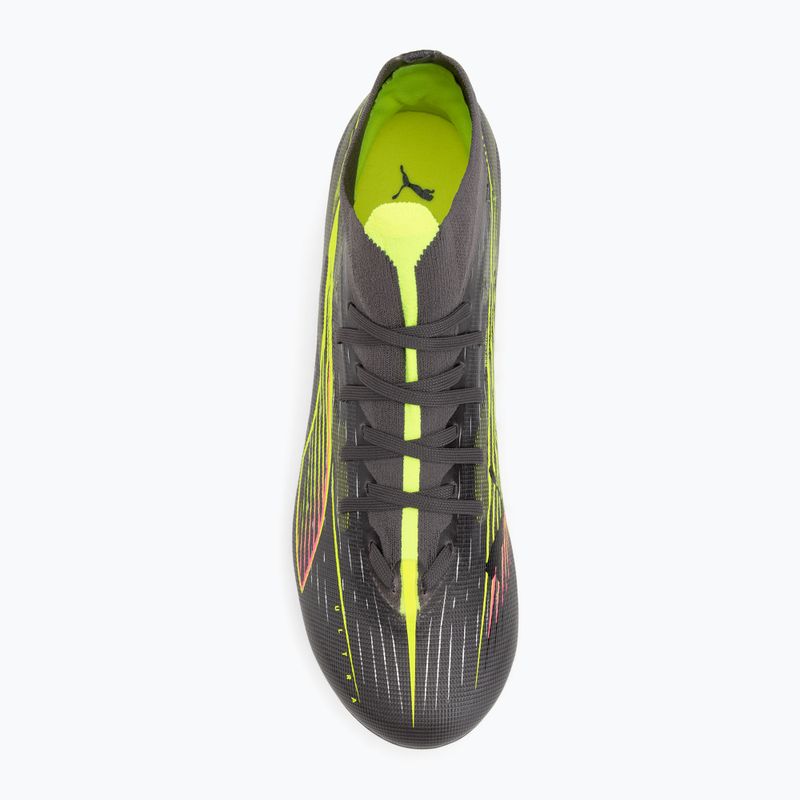 Încălțăminte de fotbal pentru bărbați PUMA Ultra 5 Match+ FG/AG matte aged silver/yellow alert/puma aged silver 5