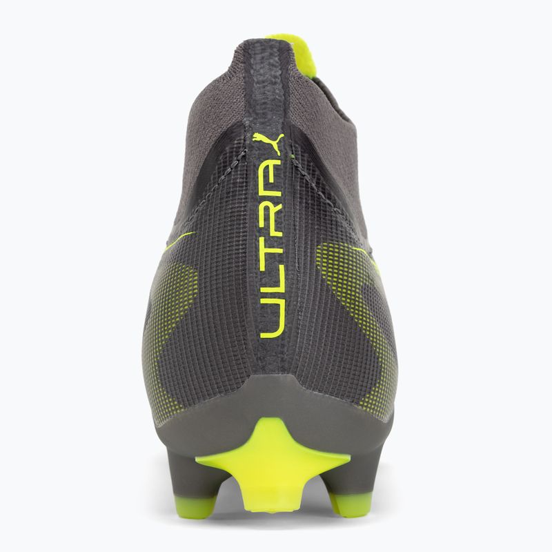 Încălțăminte de fotbal pentru bărbați PUMA Ultra 5 Match+ FG/AG matte aged silver/yellow alert/puma aged silver 6
