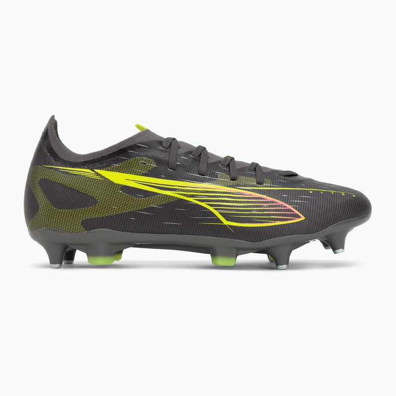 Încălțăminte de fotbal pentru bărbați PUMA Ultra 5 Match MxSG matte aged/yellow alert/puma aged silver 2