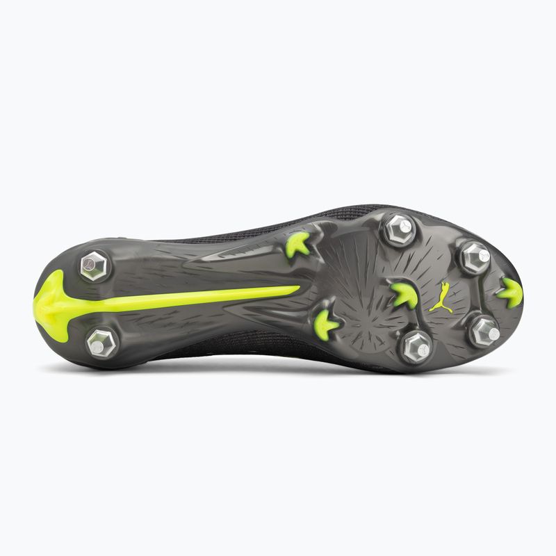 Încălțăminte de fotbal pentru bărbați  PUMA Ultra 5 Ultimate MxSG matte aged silver/yellow alert/sun struck 4