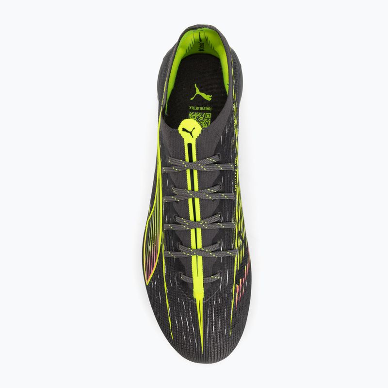 Încălțăminte de fotbal pentru bărbați  PUMA Ultra 5 Ultimate MxSG matte aged silver/yellow alert/sun struck 5