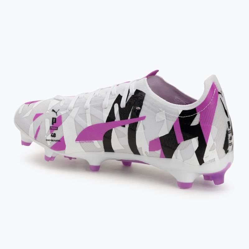 Încălțăminte de fotbal pentru bărbați  PUMA Ultra 5 Match Forever FG/AG puma white/pure magenta/feather gray/puma black 3