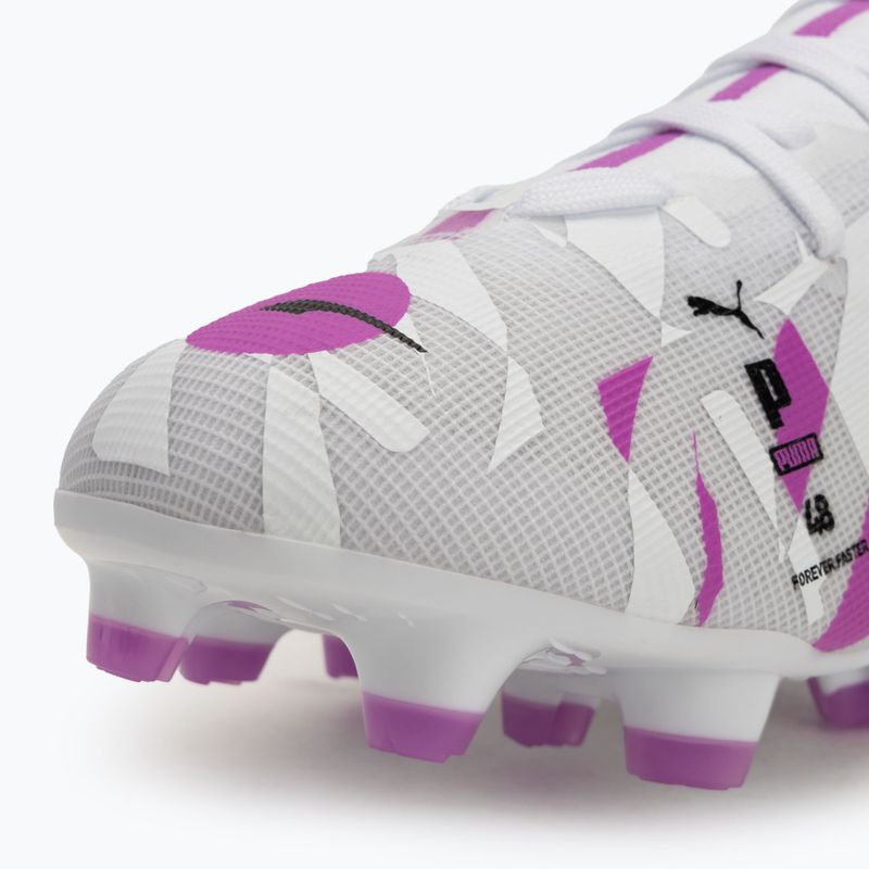 Încălțăminte de fotbal pentru bărbați  PUMA Ultra 5 Match Forever FG/AG puma white/pure magenta/feather gray/puma black 7