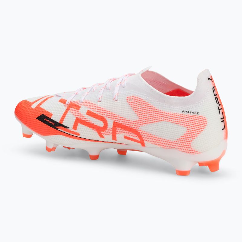 Încălțăminte de fotbal pentru bărbați  PUMA Ultra 5 Pro FG/AG puma white/puma black/glowing red 3