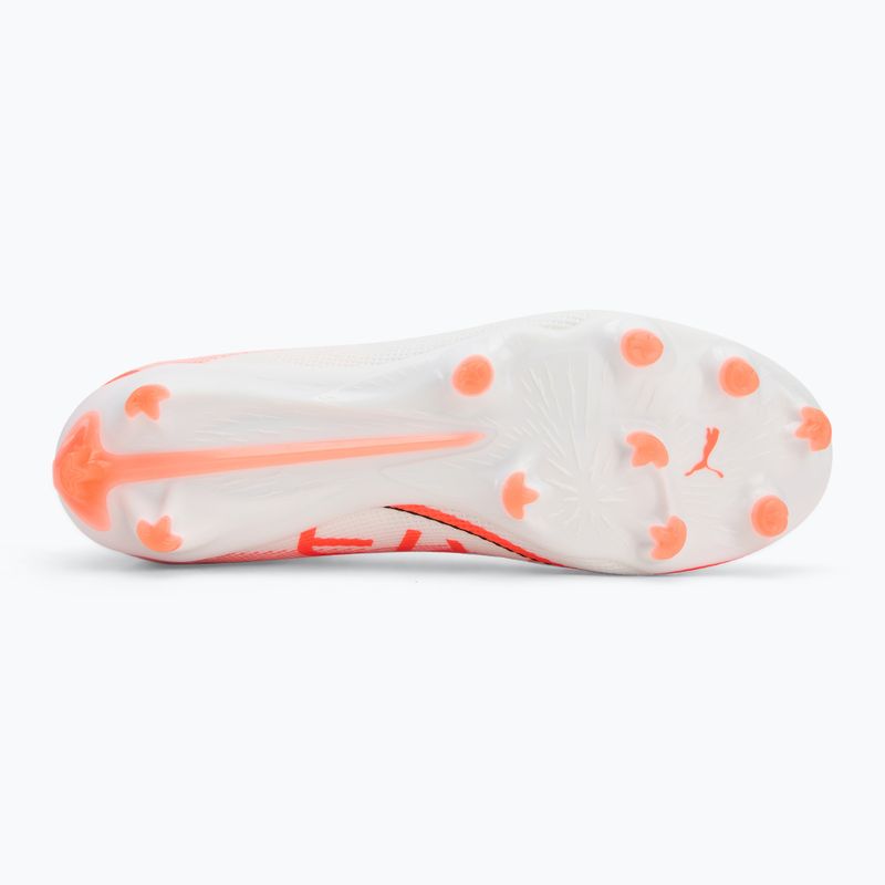 Încălțăminte de fotbal pentru bărbați  PUMA Ultra 5 Pro FG/AG puma white/puma black/glowing red 4