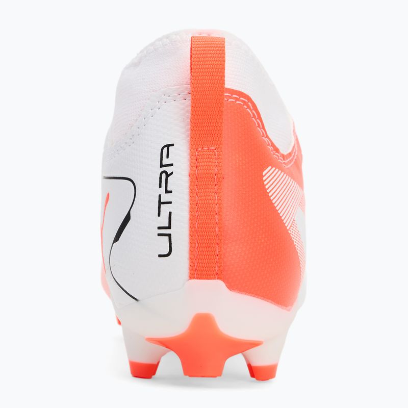 Încălțăminte de fotbal pentru copii  PUMA Ultra 5 Match+ LL FG/AG Jr puma white/puma black/glowing red 6