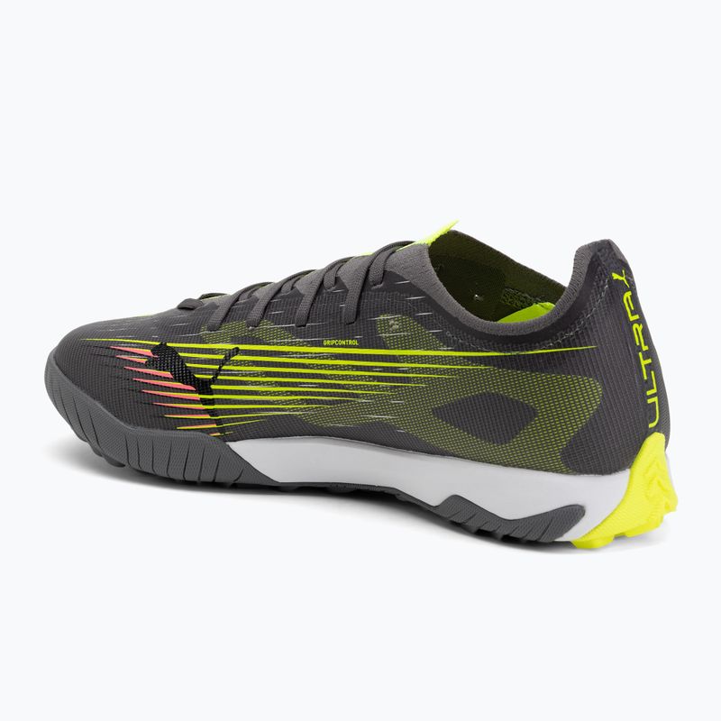 Încălțăminte de fotbal pentru bărbați PUMA Ultra 5 Match TT matte aged silver/yellow alert/puma aged silver 3