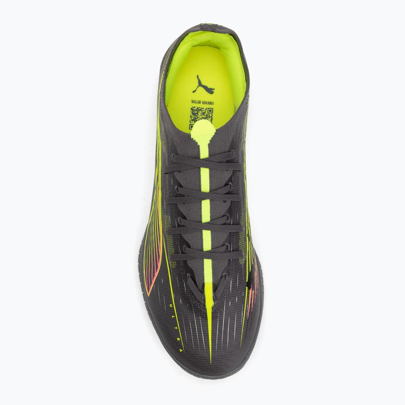 Încălțăminte de fotbal pentru bărbați PUMA Ultra 5 Match TT matte aged silver/yellow alert/puma aged silver 5