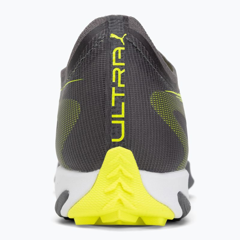 Încălțăminte de fotbal pentru bărbați PUMA Ultra 5 Match TT matte aged silver/yellow alert/puma aged silver 6
