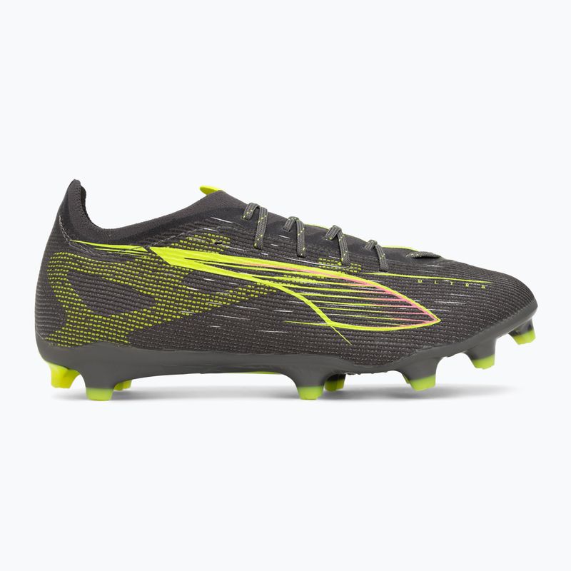 Încălțăminte de fotbal pentru bărbați PUMA Ultra 5 Pro FG/AG matte aged silver/yellow alert/sun struck 3